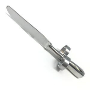Cutlery with loops knife for those with limited hand function. Adaptive kitchen equipment. Suitable for reduced hand function: tetra, quad, cerebral palsy, SCI, spinal cord injury, stroke and more.