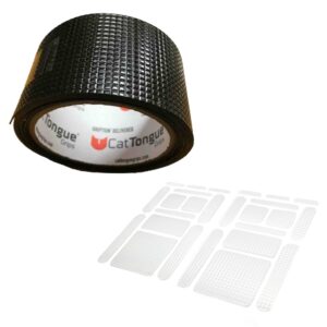 Cat Tongue black tape and clear grip kit