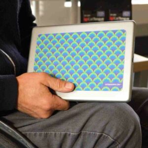 the grips can be added to laptops to give you a safe grip on them