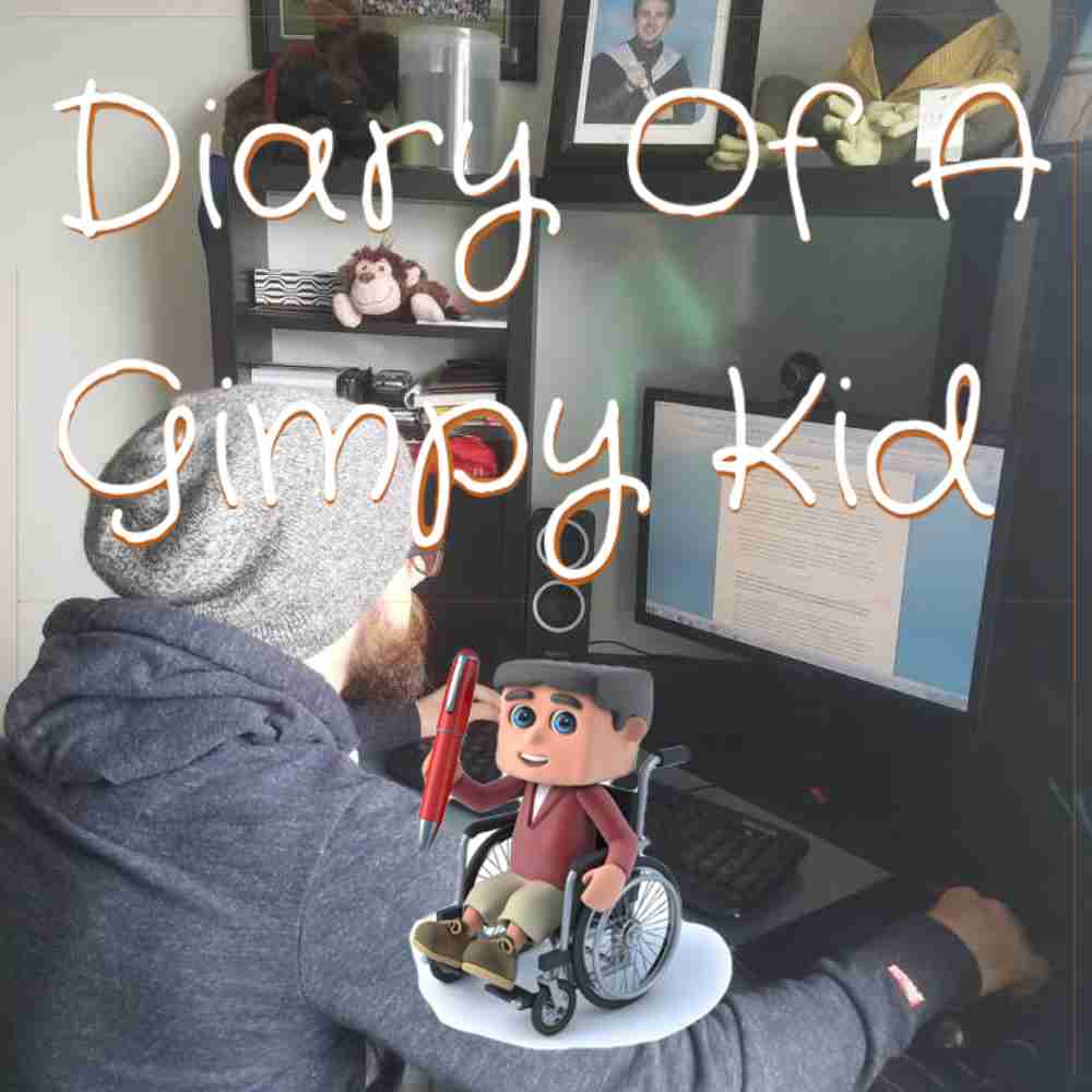 Diary of a Gimpy Kid blog entry