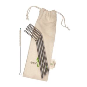 metal straws with pouch