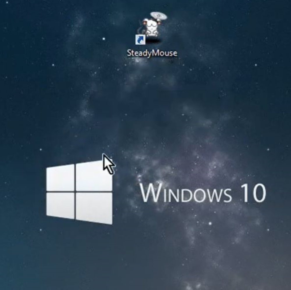 Picture of steady mouse with play icon, click here to watch video demonstration