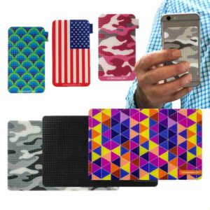 Cat Tongue phone and laptop grips come in a range of designs