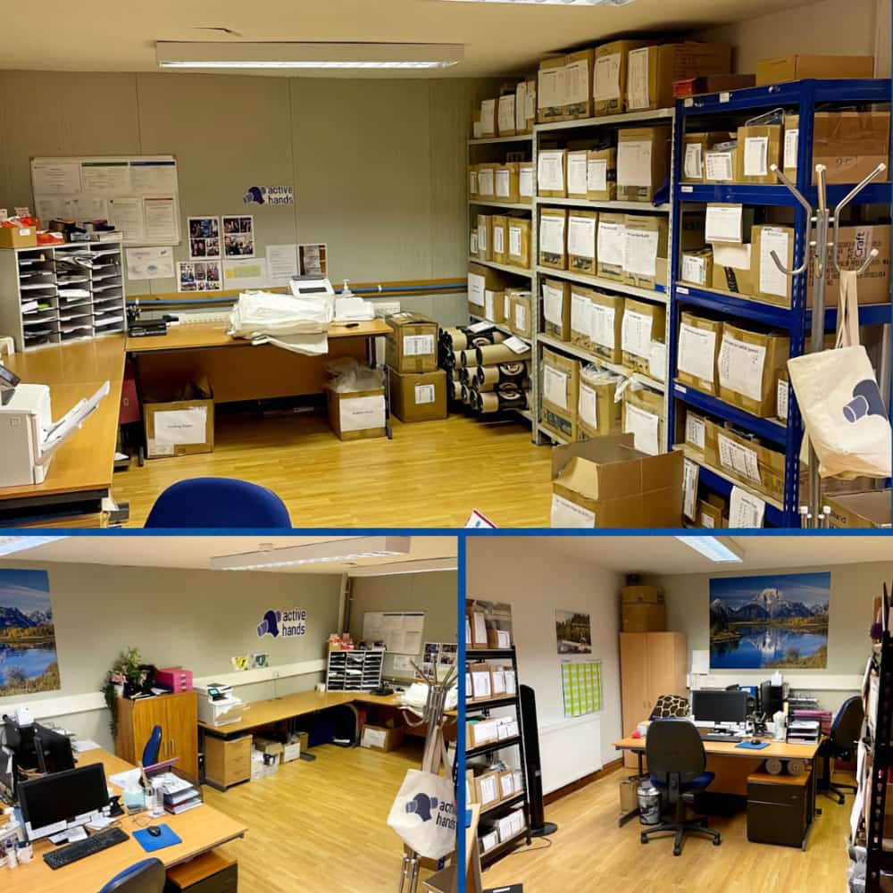 The old Active Hands Office was getting a bit cramped